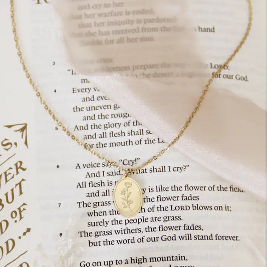 Isaiah 40:8 Necklace