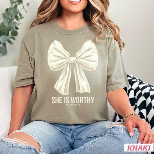 She Is Worthy Tee